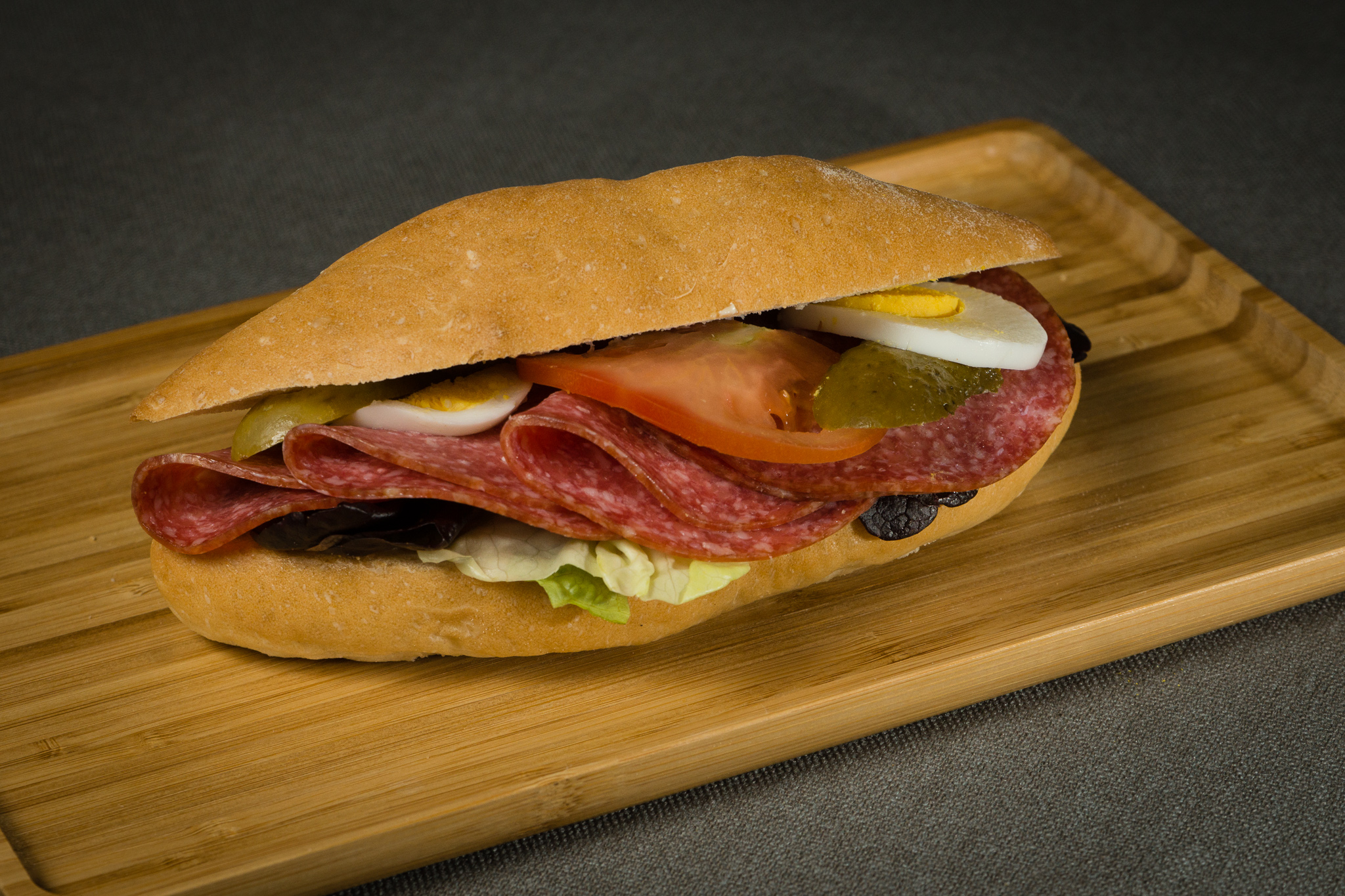 Salami-Sandwich – Remy an Noemie